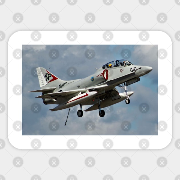 A-4 Skyhawk Sticker by acefox1